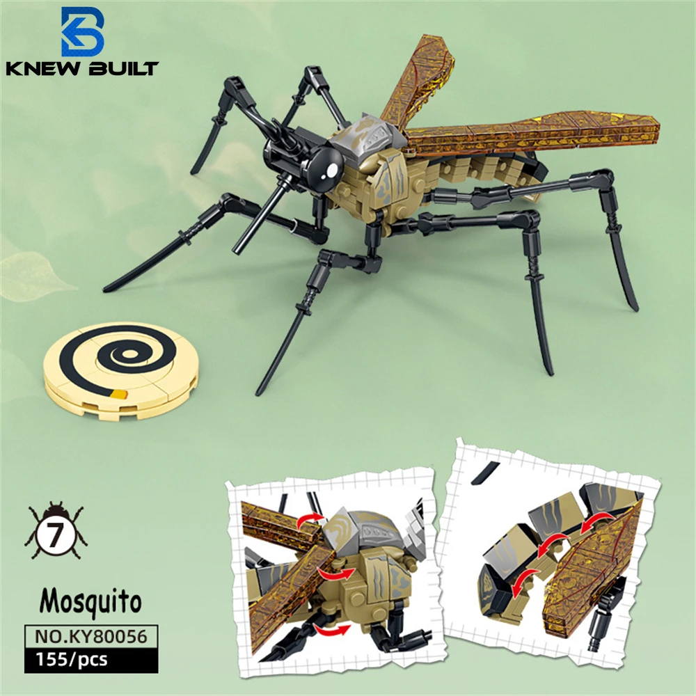 Kid Toys And More - Набор строительных блоков насекомых-игрушки-долговечная игра для