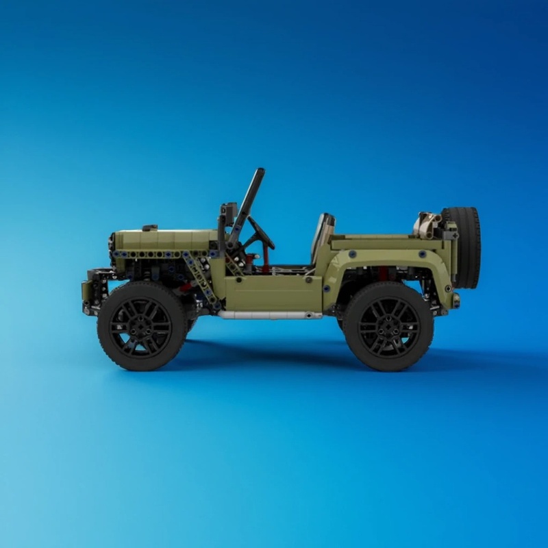 Kids Toys Jeep - 1603 детали MOC C Модель Willys