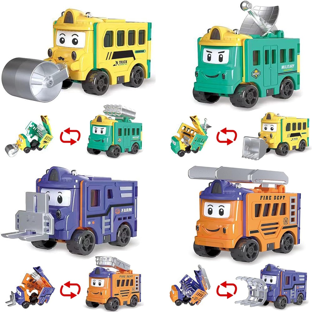 Kids Toys Vehicle - Флип-гонщики, трансформируемые машинки для детей, забавный