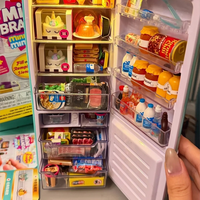 Kids Toys Brands - Игровой набор Mini Brands «Заполни холодильник»,