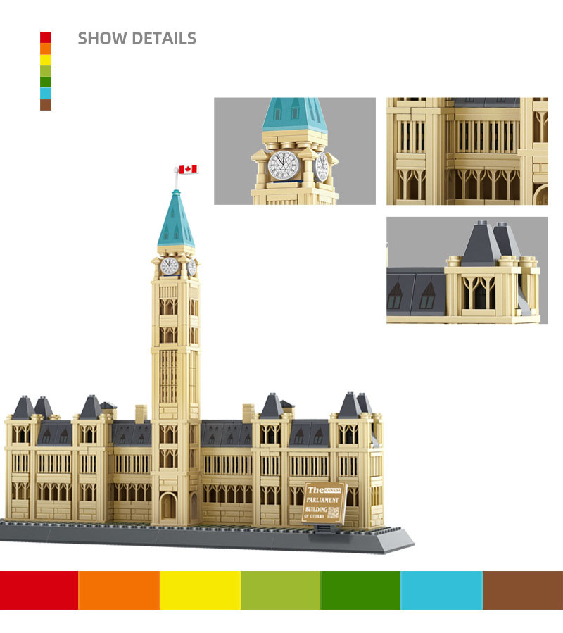 Kids Toys Canada - Всемирно известный город, современная архитектура, Парламентская
