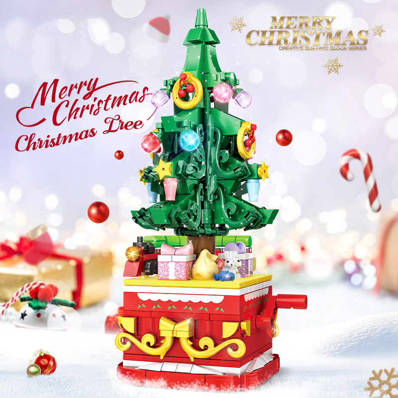 Best Kids Toys Xmas - Рождественская елка, строительные блоки, зимняя деревня,