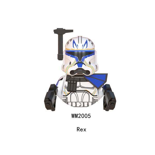 Kids Toys Cad Block - Конструктор Commander Bacara: Фигурки штурмовиков, клонов-солдат,