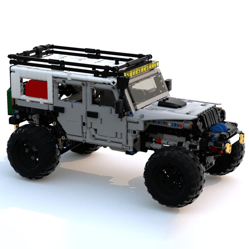 1260 деталей MOC LXF Jeep Wran – обзор и цена Kids Toys Jeep