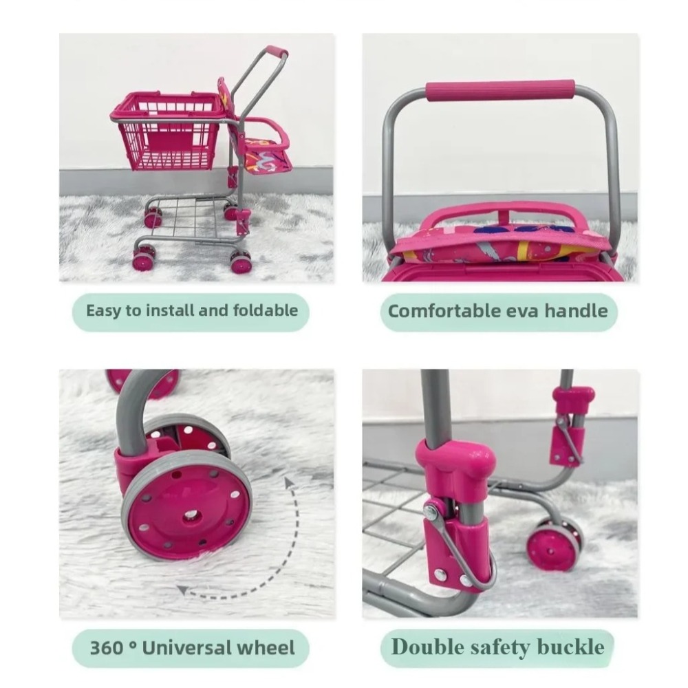 Корзина для покупок для куколо – обзор и цена Kids Toys Basket