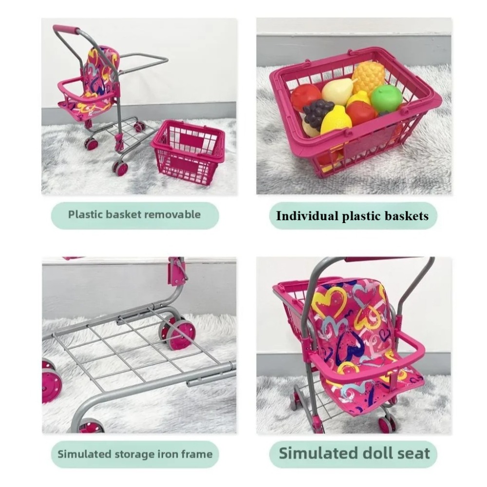 Корзина для покупок для куколо – обзор и цена Kids Toys Basket