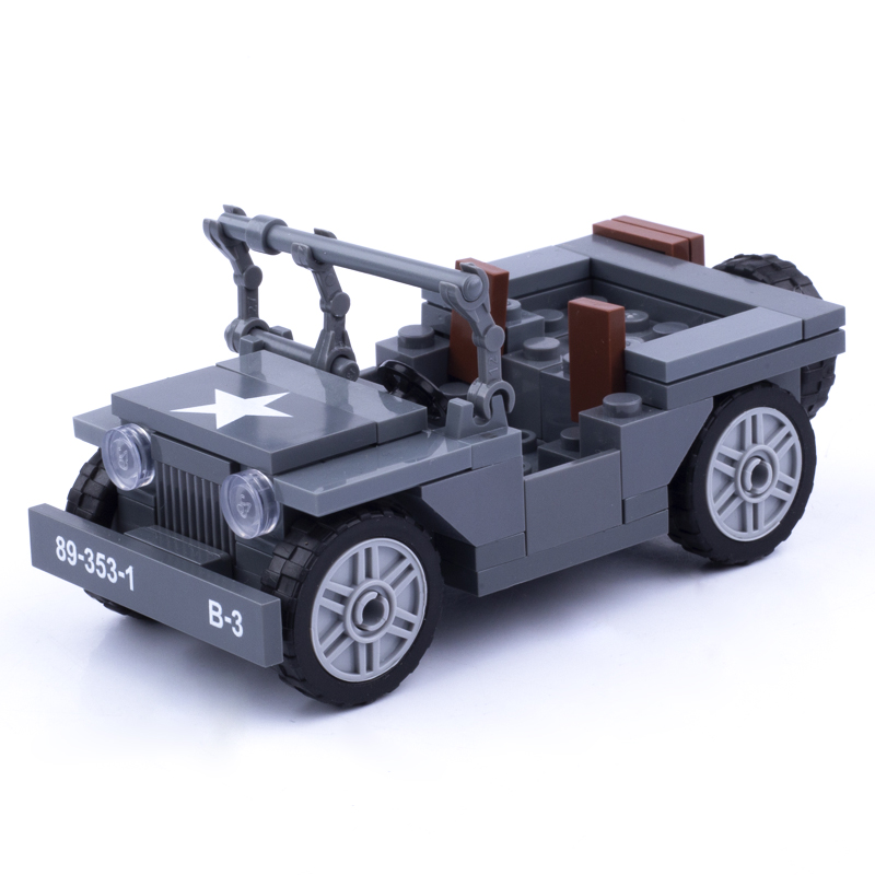 Военные фигурки MOC WW2 США, д – обзор и цена Kids Toys Jeep