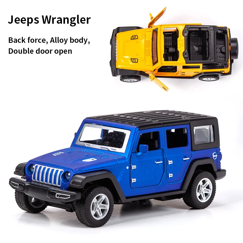 1:36 сплав JEEPS Wrangler моде – обзор и цена Kids Toys Jeep