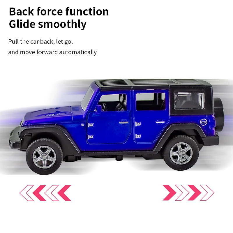 1:36 сплав JEEPS Wrangler моде – обзор и цена Kids Toys Jeep